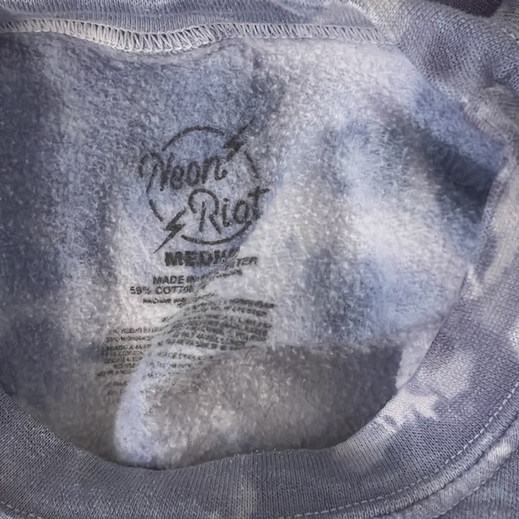 Neon Riot Tie Dye Swestshirt - Picture 4 of 5